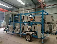 茂恒機械：5XFQSJ-7.5DM型風選分級篩裝車發貨！